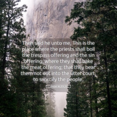 Picture 05 - Ezekiel 46:20 KJV - Then said he unto me, This is the place where the - Bible Verse Picture