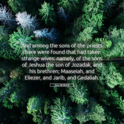 Picture 05 - Ezra 10:18 KJV - And among the sons of the priests there were - Bible Verse Picture