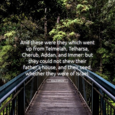 Picture 05 - Ezra 2:59 KJV - And these were they which went up from Telmelah, - Bible Verse Picture