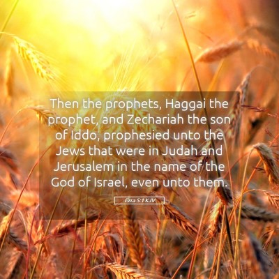 Picture 05 - Ezra 5:1 KJV - Then the prophets, Haggai the prophet, and - Bible Verse Picture