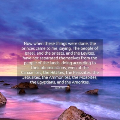 Picture 05 - Ezra 9:1 KJV - Now when these things were done, the princes came - Bible Verse Picture