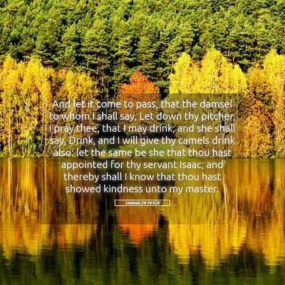 Picture 05 - Genesis 24:14 KJV - And let it come to pass, that the damsel to whom - Bible Verse Picture