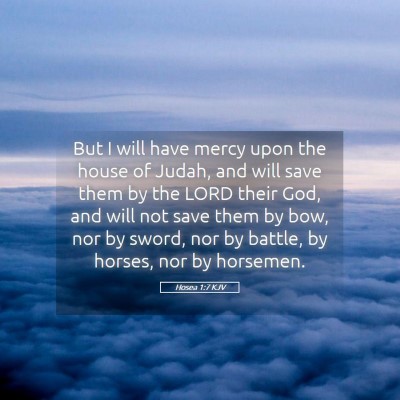 Picture 05 - Hosea 1:7 KJV - But I will have mercy upon the house of Judah, - Bible Verse Picture