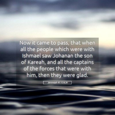 Picture 05 - Jeremiah 41:13 KJV - Now it came to pass, that when all the people - Bible Verse Picture