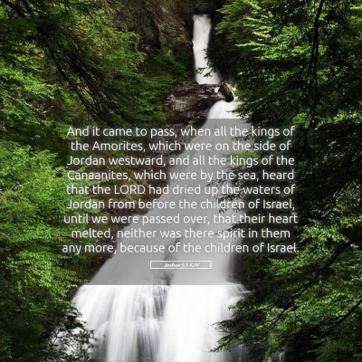 Picture 05 - Joshua 5:1 KJV - And it came to pass, when all the kings of the - Bible Verse Picture