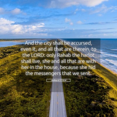 Picture 05 - Joshua 6:17 KJV - And the city shall be accursed, even it, and all - Bible Verse Picture