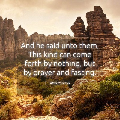 Picture 05 - Mark 9:29 KJV - And he said unto them, This kind can come forth - Bible Verse Picture