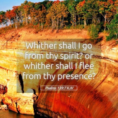 Picture 05 - Psalms 139:7 KJV - Whither shall I go from thy spirit? or whither - Bible Verse Picture