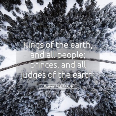 Picture 05 - Psalms 148:11 KJV - Kings of the earth, and all people; princes, and - Bible Verse Picture