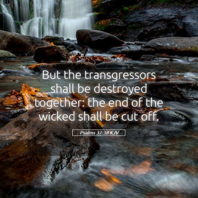 Picture 05 - Psalms 37:38 KJV - But the transgressors shall be destroyed - Bible Verse Picture