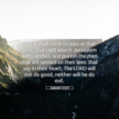 Picture 05 - Zephaniah 1:12 KJV - And it shall come to pass at that time, that I - Bible Verse Picture