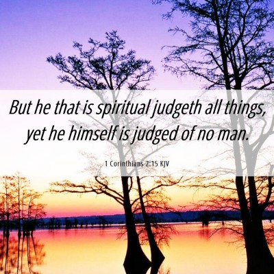 Picture 06 - 1 Corinthians 2:15 KJV - But he that is spiritual judgeth all things, yet - Bible Verse Picture