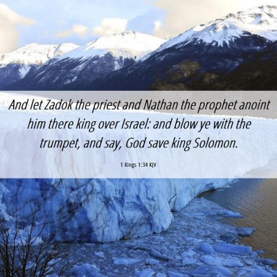 Picture 06 - 1 Kings 1:34 KJV - And let Zadok the priest and Nathan the prophet - Bible Verse Picture