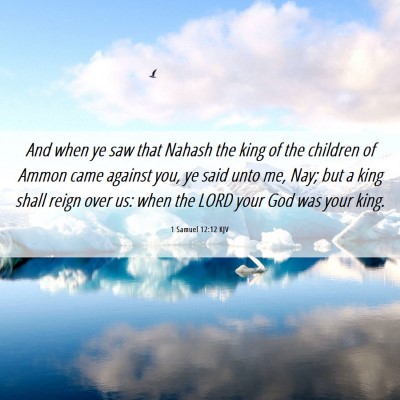 Picture 06 - 1 Samuel 12:12 KJV - And when ye saw that Nahash the king of the - Bible Verse Picture
