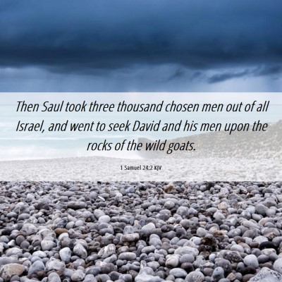 Picture 06 - 1 Samuel 24:2 KJV - Then Saul took three thousand chosen men out of - Bible Verse Picture
