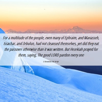 Picture 06 - 2 Chronicles 30:18 KJV - For a multitude of the people, even many of - Bible Verse Picture