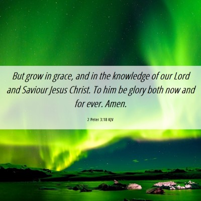 Picture 06 - 2 Peter 3:18 KJV - But grow in grace, and in the knowledge of our - Bible Verse Picture