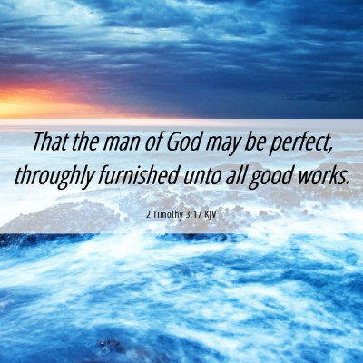 Picture 06 - 2 Timothy 3:17 KJV - That the man of God may be perfect, throughly - Bible Verse Picture