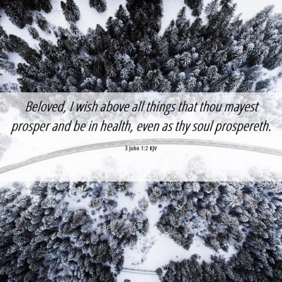 Picture 06 - 3 John 1:2 KJV - Beloved, I wish above all things that thou mayest - Bible Verse Picture