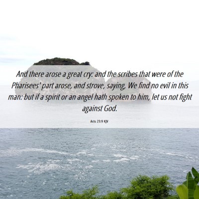Picture 06 - Acts 23:9 KJV - And there arose a great cry: and the scribes that - Bible Verse Picture