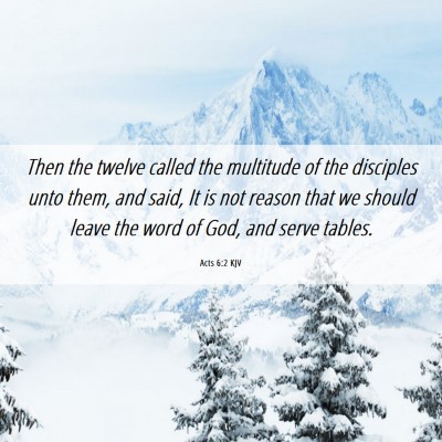 Picture 06 - Acts 6:2 KJV - Then the twelve called the multitude of the - Bible Verse Picture