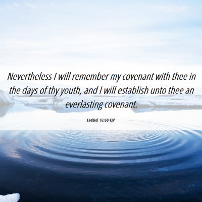 Picture 06 - Ezekiel 16:60 KJV - Nevertheless I will remember my covenant with - Bible Verse Picture