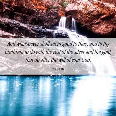 Picture 06 - Ezra 7:18 KJV - And whatsoever shall seem good to thee, and to - Bible Verse Picture