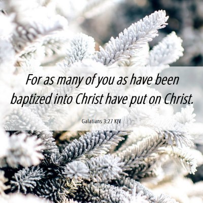 Picture 06 - Galatians 3:27 KJV - For as many of you as have been baptized into - Bible Verse Picture