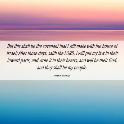 Picture 06 - Jeremiah 31:33 KJV - But this shall be the covenant that I will make - Bible Verse Picture