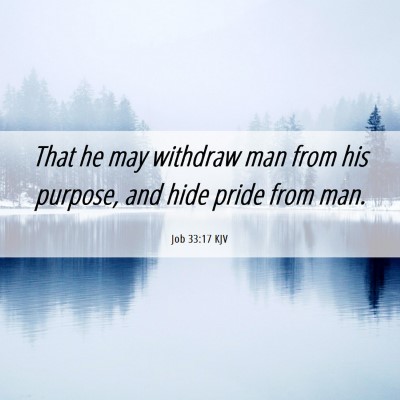 Picture 06 - Job 33:17 KJV - That he may withdraw man from his purpose, and - Bible Verse Picture