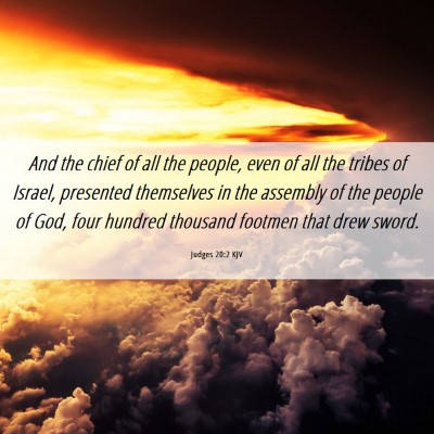 Picture 06 - Judges 20:2 KJV - And the chief of all the people, even of all the - Bible Verse Picture