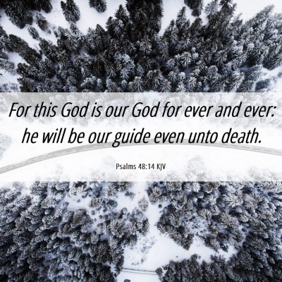 Picture 06 - Psalms 48:14 KJV - For this God is our God for ever and ever: he - Bible Verse Picture