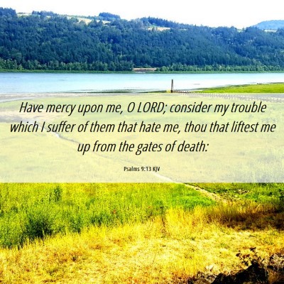 Picture 06 - Psalms 9:13 KJV - Have mercy upon me, O LORD; consider my trouble - Bible Verse Picture