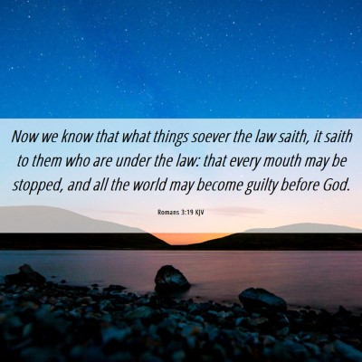 Picture 06 - Romans 3:19 KJV - Now we know that what things soever the law - Bible Verse Picture