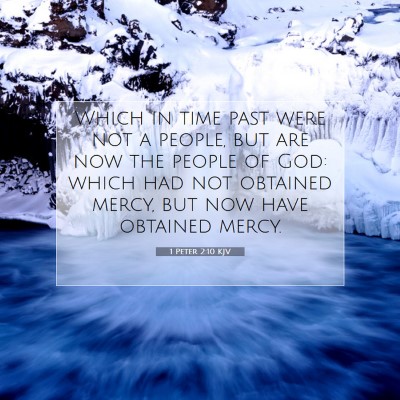 Picture 07 - 1 Peter 2:10 KJV - Which in time past were not a people, but are now - Bible Verse Picture