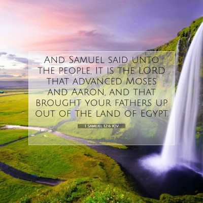 Picture 07 - 1 Samuel 12:6 KJV - And Samuel said unto the people, It is the LORD - Bible Verse Picture