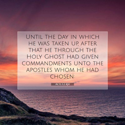 Picture 07 - Acts 1:2 KJV - Until the day in which he was taken up, after - Bible Verse Picture