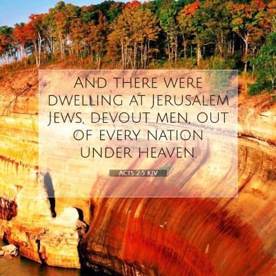 Picture 07 - Acts 2:5 KJV - And there were dwelling at Jerusalem Jews, devout - Bible Verse Picture