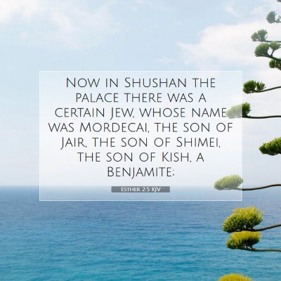 Picture 07 - Esther 2:5 KJV - Now in Shushan the palace there was a certain - Bible Verse Picture