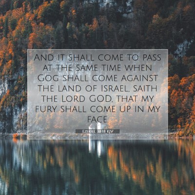 Picture 07 - Ezekiel 38:18 KJV - And it shall come to pass at the same time when - Bible Verse Picture