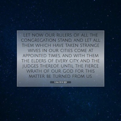 Picture 07 - Ezra 10:14 KJV - Let now our rulers of all the congregation stand, - Bible Verse Picture