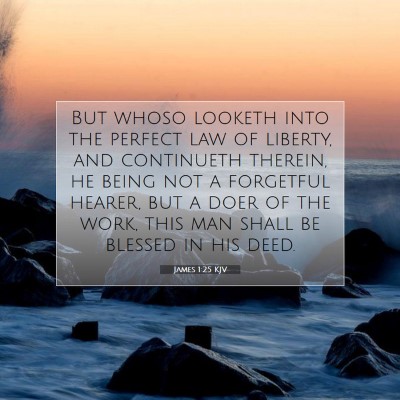 Picture 07 - James 1:25 KJV - But whoso looketh into the perfect law of - Bible Verse Picture
