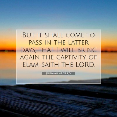 Picture 07 - Jeremiah 49:39 KJV - But it shall come to pass in the latter days, - Bible Verse Picture
