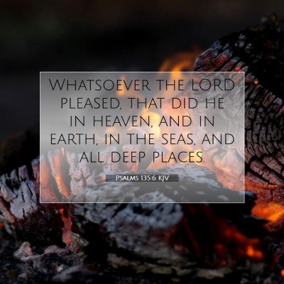 Picture 07 - Psalms 135:6 KJV - Whatsoever the LORD pleased, that did he in - Bible Verse Picture