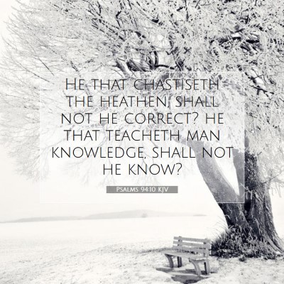 Picture 07 - Psalms 94:10 KJV - He that chastiseth the heathen, shall not he - Bible Verse Picture