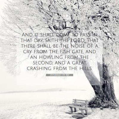 Picture 07 - Zephaniah 1:10 KJV - And it shall come to pass in that day, saith the - Bible Verse Picture