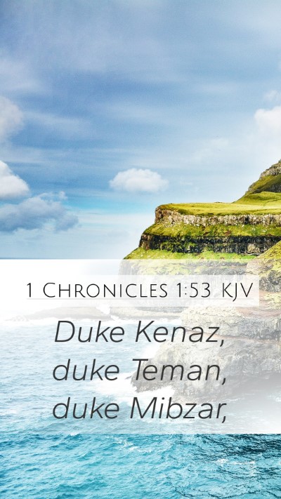 1 Chronicles 1:53 KJV Bible Verse Image