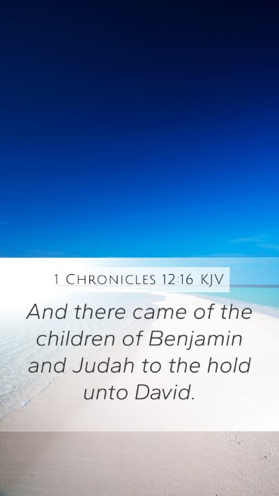 1 Chronicles 12:16 KJV Bible Verse Image
