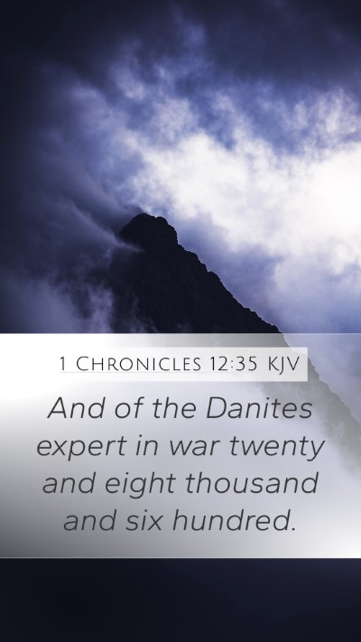 1 Chronicles 12:35 KJV Bible Verse Image