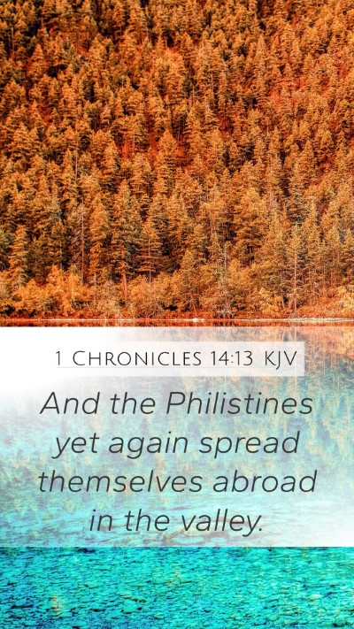 1 Chronicles 14:13 KJV Bible Verse Image